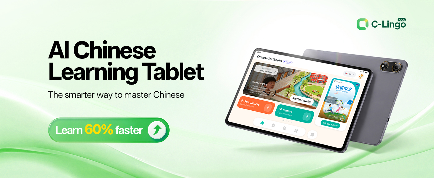 C-Lingo AI Chinese Learning Tablet — core features and learning challenges